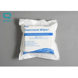 China Sterilized 9x9 Cleanroom Polyester Wipes For Semiconductor Industry on sale