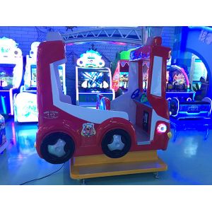 Coin Operated Children's Rides Amusement Fire Car Game Machine