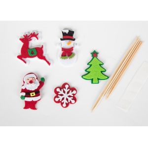 Buy cheap 43 Color Felt Fabric Crafts For Christmas Cake Decoration EN71 Certificate from wholesalers