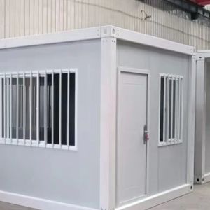 Flat Pack Container House-Office Prefab Container With PVC Sliding Window