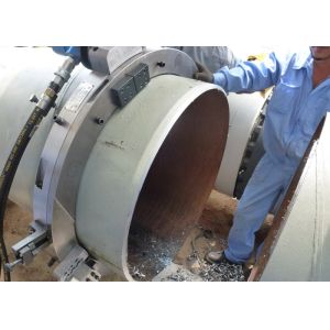 China Separate Two To Half For Narrow Situation Pipe Grooving Machine Cutting High Precision on sale