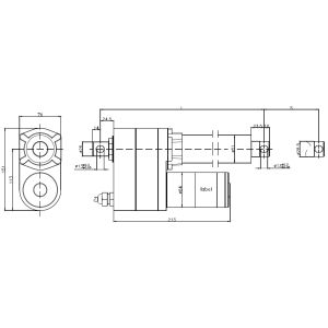 CE certificate 12v electromechanical linear actuator with feedback, Industry