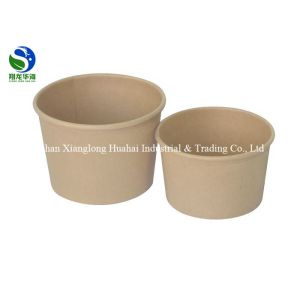 16oz disposable Kraft Paper Salad Rice Noodle Bowl with Lids