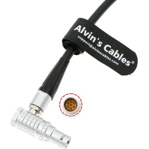 Buy cheap Power Cable for Tilta Nucleus-M Motor Right Angle 7 Pin Male to D-tap Coiled Cable for V-Mount Battery Plate from wholesalers