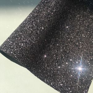 Buy cheap Decoration Silver Glitter Fabric 3 Chunky Unshrinkable 100% Polyester For Curtain from wholesalers