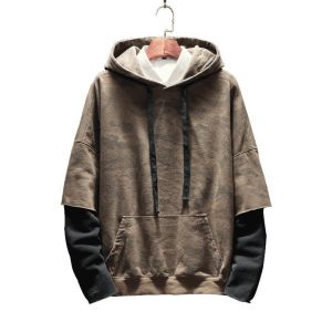 Buy cheap Autumn Mens Oversized Pullover Hoodie For Sports Xxxxl Size Plain Neck from wholesalers