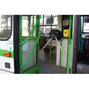 Buy cheap Wall Mounted Pedestrian Turnstile Gate Full Automatic Motorised For Bus Entrance Control from wholesalers