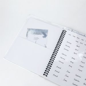 Buy cheap 2024 Custom Printing Weekly Planner Spiral Binding Notebook with Pocket and Sticker from wholesalers