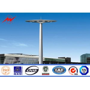 Buy cheap 28m Q345 Customized Galvanized High Mast Pole With Lifting Systems from wholesalers