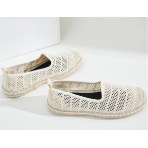 Buy cheap Solid Pattern Espadrilles Shoes With Canvas Upper Material And Cotton Lining from wholesalers