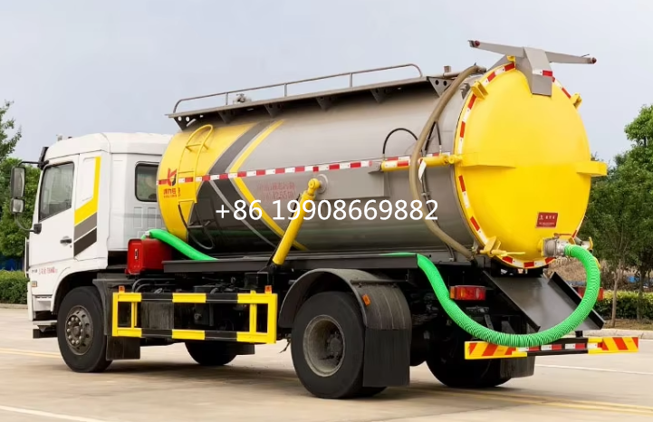 Buy cheap Dongfeng 4x2 Driver 10000L Sewage Suction Truck from wholesalers