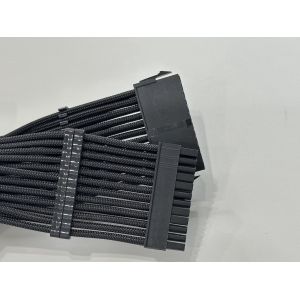 Buy cheap Custom ATX 24 Pin PSU Power Connector Cable, Braided Sleeved Wire Harness for Gaming PC Motherboard, High Current Electrical Transmission, OEM Server Power Supply Systems from wholesalers