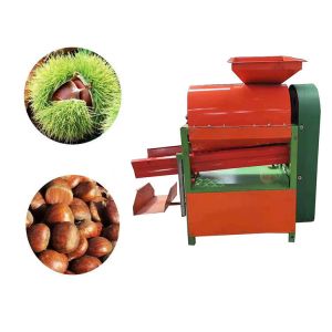 Chestnut Stripping Hazelnut Peeling Machine No Scratches Beautiful Gloss