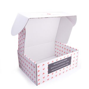 Buy cheap CMYK Shipping Printed Cardboard Boxes UV Varnish Aqueous Coating from wholesalers