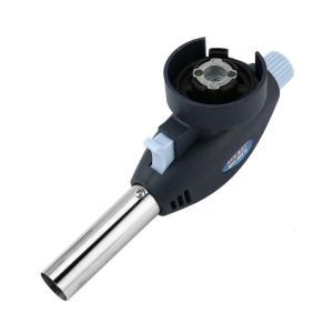 Buy cheap Black Plastic Portable 17cm Butane Camping Torch Flamethrower from wholesalers