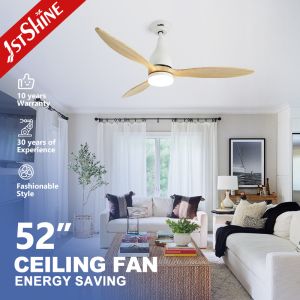 Buy cheap 52-Inch Decorative Ceiling Fan With Solid Wood Blades & Dimmable LED from wholesalers