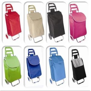 Buy cheap folding shopping trolley bag with two wheels from wholesalers
