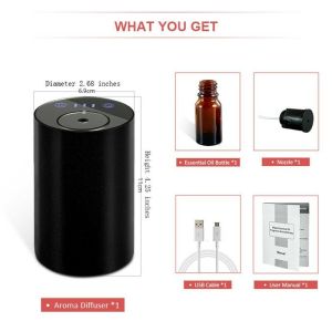 Buy cheap HOMEFISH ABS PP Electric Fragrance Diffuser Car Aroma Diffuser 2000mAh from wholesalers
