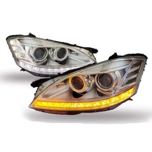 Buy cheap S Class W221 Headlight Daytime Running LED Lights Modified for Benz S300 S350 S500 S600 from wholesalers