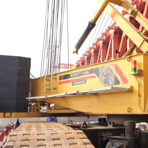 Buy cheap Used Crawler Crane with 16-73m Main Boom Length, 30% Maximum Gradeability, and 175/220kw/RPm Rated Power from wholesalers