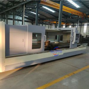 Metal Work CNC Lathe Machine 500mm Swing 1500mm Length