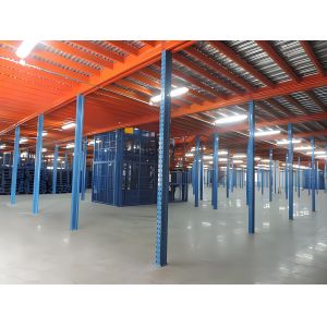 Steel Structure Mezzanine Floor, Professional Designing Storage Shelf /
