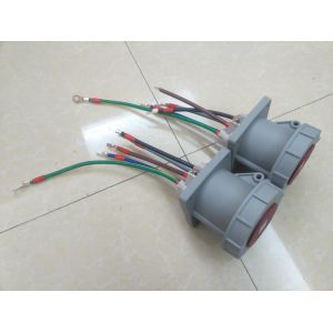 Buy cheap Straight IP67 Watertight Industrial Electrical Plugs 63AMP 380V from wholesalers