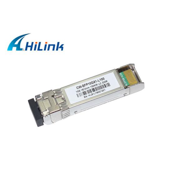 Quality Optical Fiber 10G CWDM SFP Transceiver Module Transmission Dual Fiber 1510nm 100km for sale