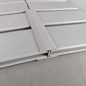 Buy cheap Ultralight Portable Flexible Grey Slatwall Panels For Showroom from wholesalers