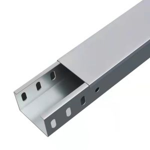 Buy cheap Galvanized Wireway Cable Tray / Electric Cable Trunking 50mm-1000mm from wholesalers
