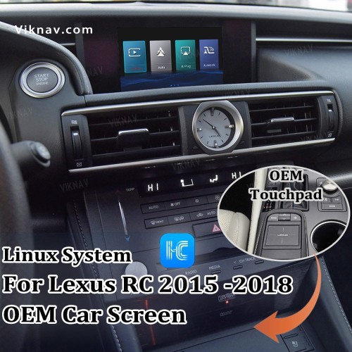 Buy cheap Viknav Fit For Original Car Screen Linux System For Lexus RC 2015 2016 2017 2018 Wireless Apple CarPlay Android Auto from wholesalers