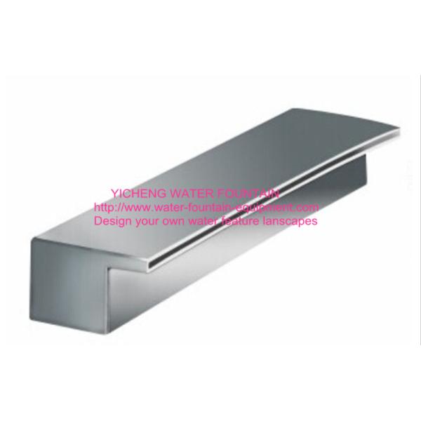 Buy cheap Rectangle Small Water Fall Nozzle Pond Fountain Kits With Or Without Led Light AC12v from wholesalers