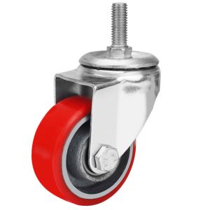 3 Inch PVC Caster Wheel for Furniture Light Type 32mm Thickness Durable Multiple