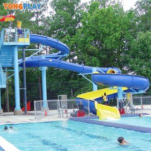 Commercial Spiral Water Slide with Max Capacity >500kg Allowable Passenger >8