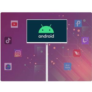 Qtenboard Portable TV Tablet Kid Zone Parent Rest Station with Built-In Speaker