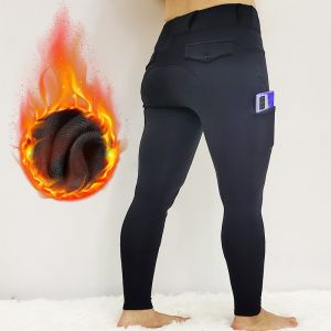 Buy cheap Belt Loop Horse Riding Compression Pants Polyester Winter Riding Breeches Full Seat from wholesalers