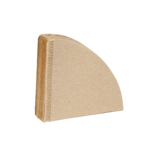 Buy cheap 50pcs / Bag Coffee Filter Paper Unbleached Original Wooden Drip Coffee Paper from wholesalers