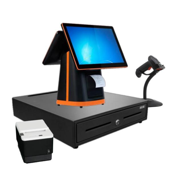 Buy cheap All-In-One Checkout Counter with 15" 1080P Display and J1900 Quad Core 1.8GHz CPU from wholesalers