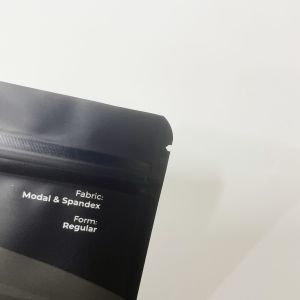 Buy cheap Custom Packaging Zip Bags One Side Clear One Side Foil For Underwear Product from wholesalers