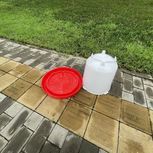 Buy cheap Cylindrical Birds Farmer plastic poultry drinker durable from wholesalers