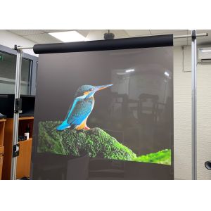 3D Holographic Adhesive Rear Projection Film For Display , Durable