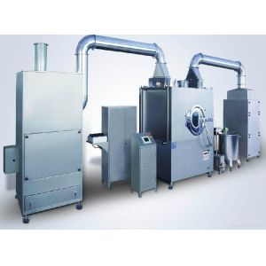 Buy cheap High Precise Polished Film Coating Machine With Intelligent PLC Control from wholesalers