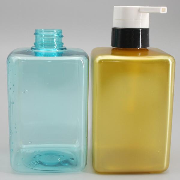 Buy cheap Transparent Square 28mm 500g Refillable Pump Bottle from wholesalers