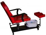 Buy cheap Red Foot SPA Pedicure Chair No Plumbing With Massage , Hydraulic Pump from wholesalers