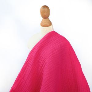 High Quality Breathable Anti-bacterial Double Gauze Crinkle Muslin Crushed