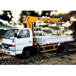 Buy cheap 4.2 T.M 2.1 ton Weight Transportation Boom Truck Mounted Crane from wholesalers