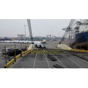 Carbon Steel Container Semi Trailer 3 Axle Flatbed Container Trailer 40ft