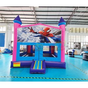 Buy cheap EN14960 Super Hero Inflatable Castle Bounce House For Advertisement from wholesalers