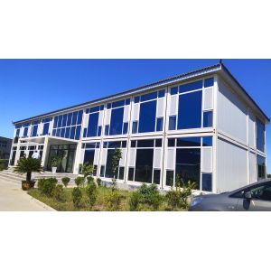 Buy cheap Prefab Homes Light Steel Frame Structure House Container Office for Customized Color from wholesalers