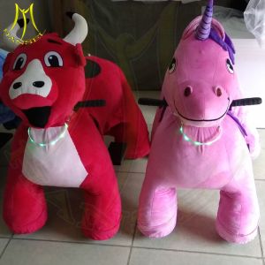 Buy cheap Hansel wholesale walking coin operated motorized plush riding animals from wholesalers